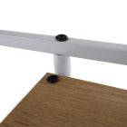 Virágállvány, fehér/sonoma tölgy, LEDOR TYP 1