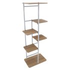 Virágállvány, fehér/sonoma tölgy, LEDOR TYP 2