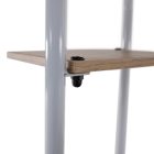 Virágállvány, fehér/sonoma tölgy, LEDOR TYP 2