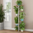 Virágállvány, fehér/sonoma tölgy, LEDOR TYP 2