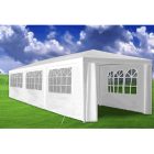 Kerti party sátor, fehér, 3x9 m, TEKNO NEW TYP 3 + 8 oldalsó résszel