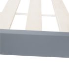 Montessori ágy, szürke, tűnyalábos fenyőfa, GROSI