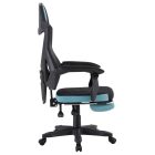 Irodai/gamer szék, fekete/neomint,  teherbírás 150 kg, JORIK NEW