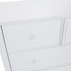 Komód, fehér, TEANA
