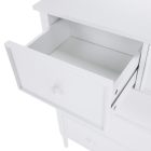 Komód, fehér, TEANA