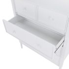 Komód, fehér, TEANA