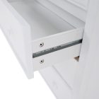 Komód, fehér, TEANA