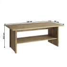 Dohányzóasztal 120, navarra tölgy, DORSI