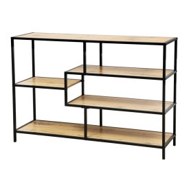 BILOTE TYP 2 polcállvány - fekete/tölgy