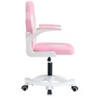 Forgószék, rózsaszín/fehér, ODELIA