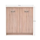 Komód 2D, sonoma tölgy, TOPTY TYP 21