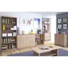 Komód 2D, sonoma tölgy, TOPTY TYP 21