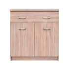 Komód 2D1S/60, sonoma tölgy, TOPTY TYP 42