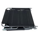 Kerti nyugágy, fekete/szürke, KELEO