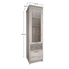 JESI vitrines szekrény
