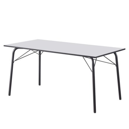 NALAK TYP 3 étkezőasztal 160x80 - fehér