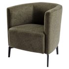 Design fotel, zöld/fekete, KAPY