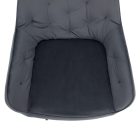 Design fotel, szürke Velvet szövet, VERIO