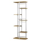 Virágállvány, fehér/sonoma tölgy, LEDOR TYP 3