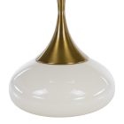 Kisasztal, fehér Ivory/arany, FEJ