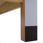 Montessori ágy, természetes/fehér/fekete, 90x200, FUTAL