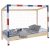 Montessori ágy, természetes/fehér/kék/piros, 90x200, FUTAL