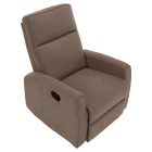 Relax forgószék fotel, szürkésbarna taupe, MEKENZI