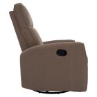 Relax forgószék fotel, szürkésbarna taupe, MEKENZI