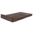 Összecsukható matrac/fotel, 2v1, barna Taupe, VEDIS