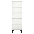 Komód, fehér, BOGAN 5S40