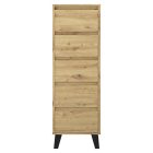 Komód, artisan tölgy, BOGAN 5S40