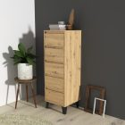 Komód, artisan tölgy, BOGAN 5S40