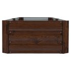 Magasított virágágy, barna, acél, NONKY TYP 6