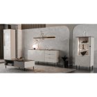 Komód, kasmír/castello tölgy, EYCO 2D3S