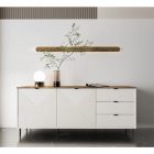 Komód, kasmír/castello tölgy, EYCO 2D3S