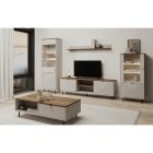 Alacsony vitrin, kasmír/castello tölgy, EYCO 1D1W