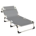 Kerti nyugágy, szürke/bézs, BOVRY