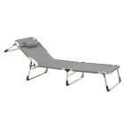 Kerti nyugágy, szürke/bézs, BOVRY