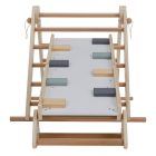 Montessori Pikler-háromszög 3 az 1-ben, természetes/színes, OPRIN