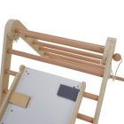 Montessori Pikler-háromszög 3 az 1-ben, természetes/színes, OPRIN