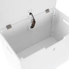 Játéktároló doboz, fehér, BOLIS