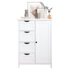 Szekrény/polcállvány, fehér, STORMI