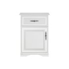 Komód, alpesi fehér, KENTAK KOM1D1SL/P