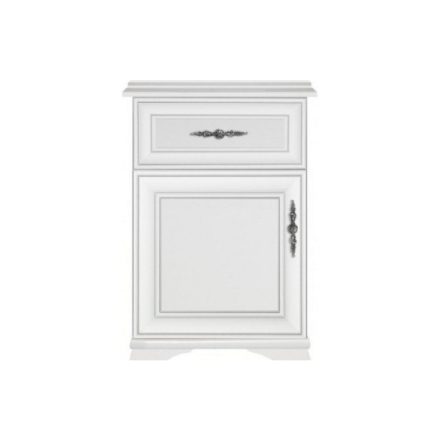 Komód, alpesi fehér, KENTAK KOM1D1SL/P