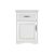 Komód, alpesi fehér, KENTAK KOM1D1SL/P