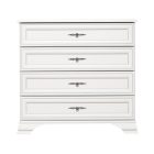Komód, alpesi fehér, KENTAK KOM4S