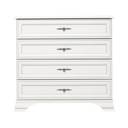 Komód, alpesi fehér, KENTAK KOM4S