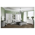 Komód, alpesi fehér, KENTAK KOM2D4S