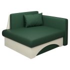 Kinyitható fotel, zöld/bézs, KUBOŠ NEW UNI