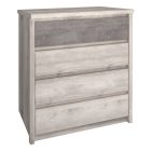 Komód 4S, nairobi gesztenye/onix, JESI NEW